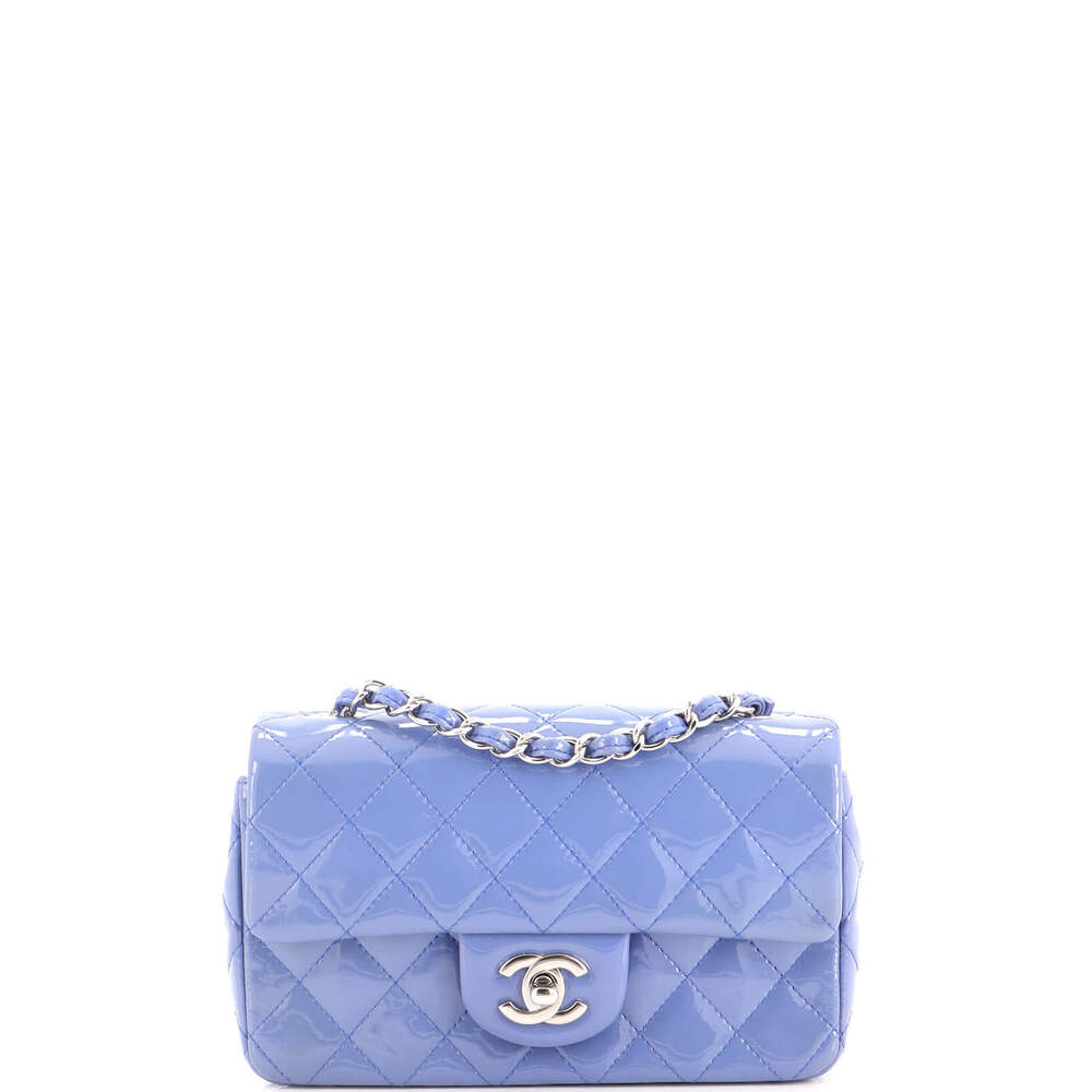 Chanel Mini Classic Single Flap Bag Quilted Patent